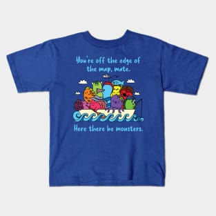 Cute monsters out for high seas adventure Kids T-Shirt